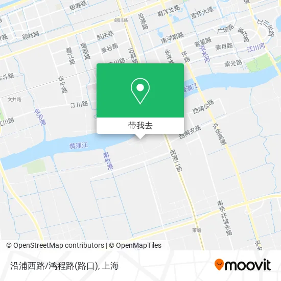 沿浦西路/鸿程路(路口)地图