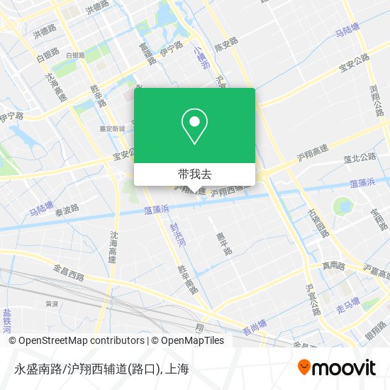 永盛南路/沪翔西辅道(路口)地图