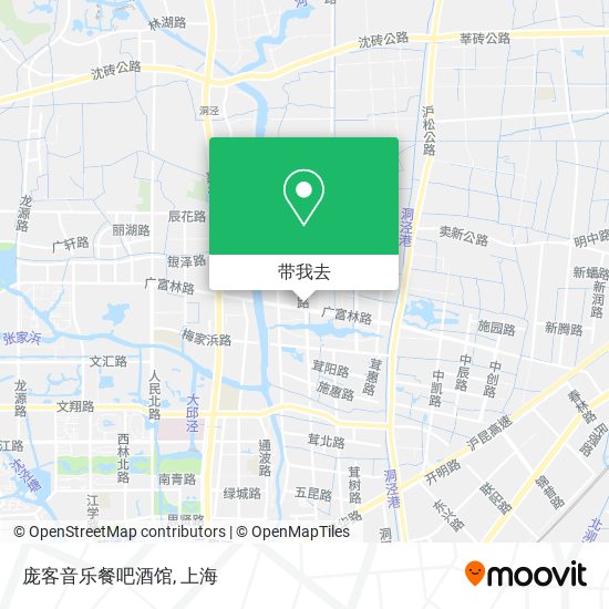 庞客音乐餐吧酒馆地图