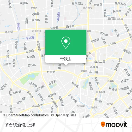 茅台镇酒馆地图