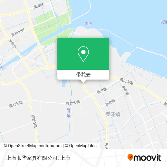 上海顺华家具有限公司地图