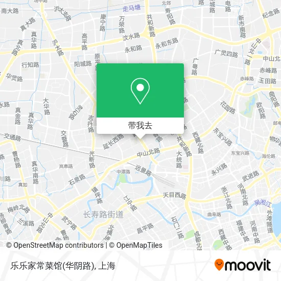 乐乐家常菜馆(华阴路)地图