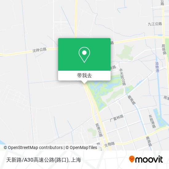 天新路/A30高速公路(路口)地图