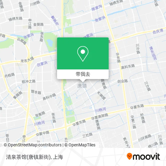 清泉茶馆(唐镇新街)地图