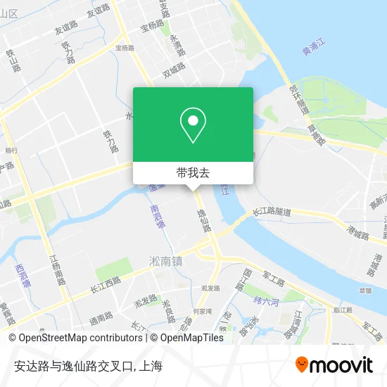 安达路与逸仙路交叉口地图