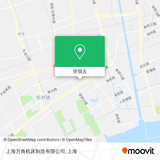 上海万角机床制造有限公司地图