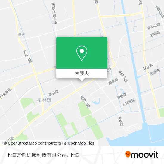 上海万角机床制造有限公司地图