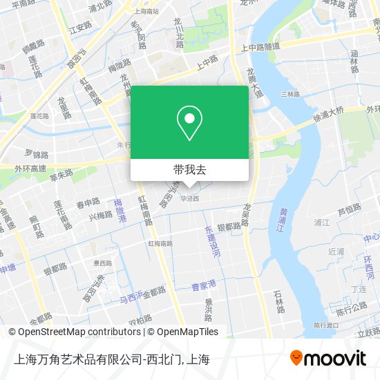 上海万角艺术品有限公司-西北门地图