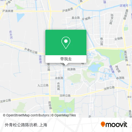 外青松公路陈坊桥地图