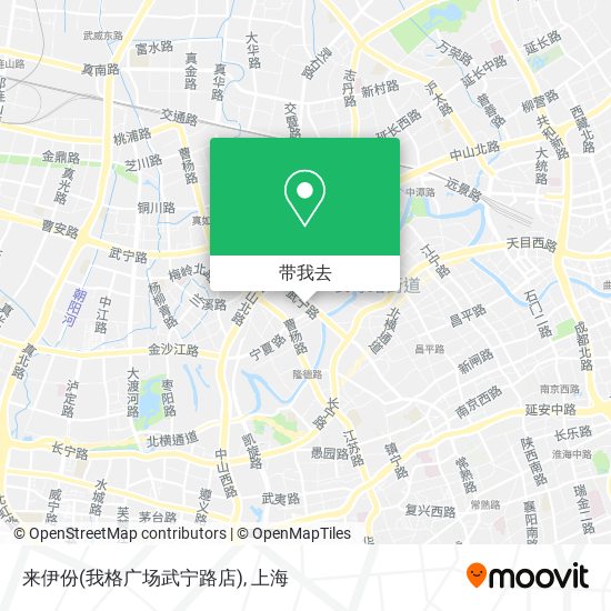 来伊份(我格广场武宁路店)地图