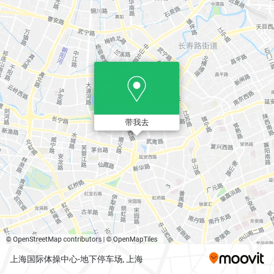 上海国际体操中心-地下停车场地图