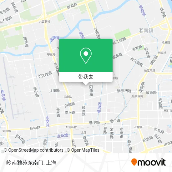 岭南雅苑东南门地图