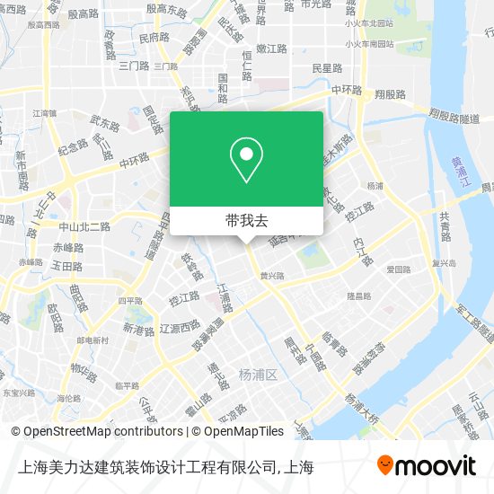 上海美力达建筑装饰设计工程有限公司地图