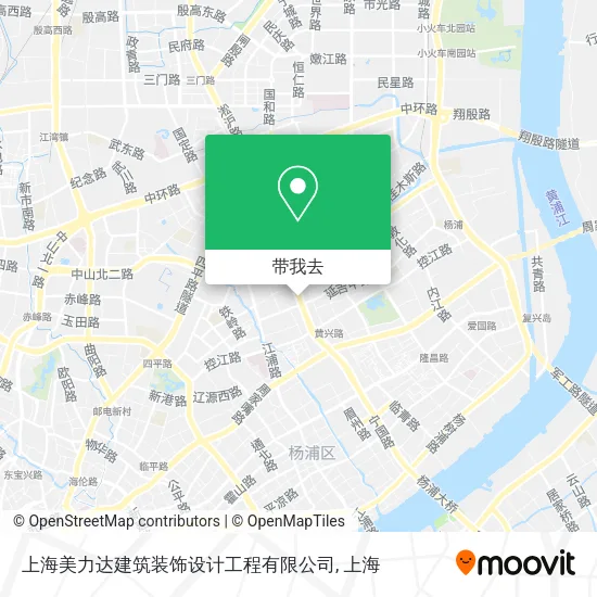 上海美力达建筑装饰设计工程有限公司地图