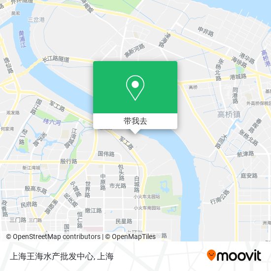 上海王海水产批发中心地图
