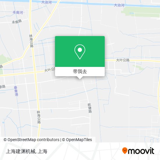 上海建渊机械地图