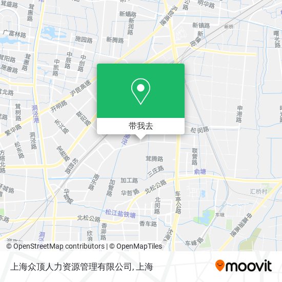 上海众顶人力资源管理有限公司地图