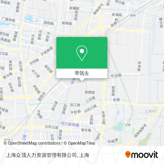 上海众顶人力资源管理有限公司地图
