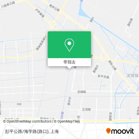 彭平公路/海学路(路口)地图