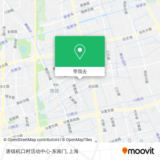 唐镇机口村活动中心-东南门地图