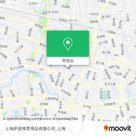 上海萨波体育用品有限公司地图