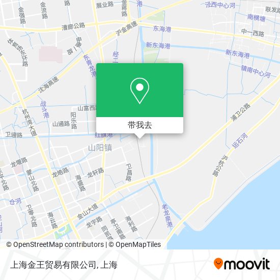 上海金王贸易有限公司地图