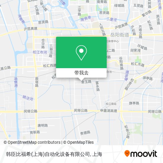韩臣比福希(上海)自动化设备有限公司地图