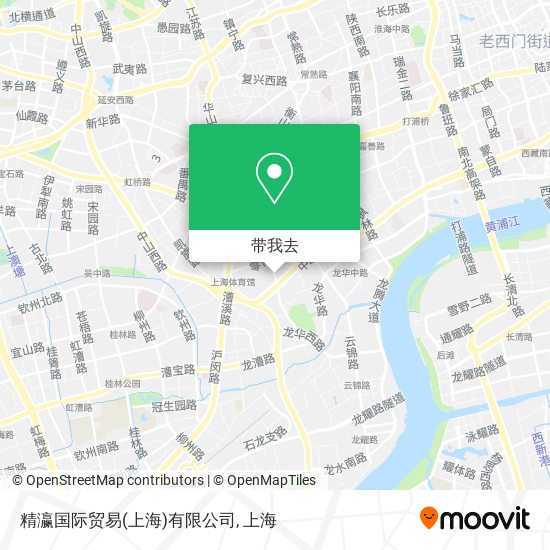 精瀛国际贸易(上海)有限公司地图
