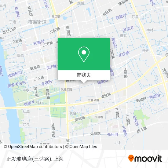 正发玻璃店(三达路)地图