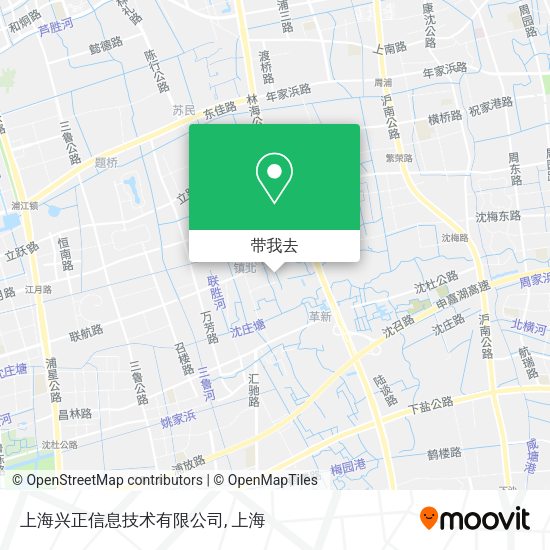 上海兴正信息技术有限公司地图