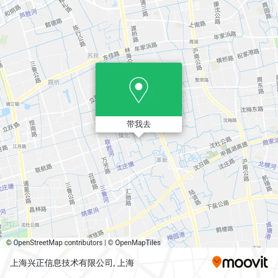 上海兴正信息技术有限公司地图