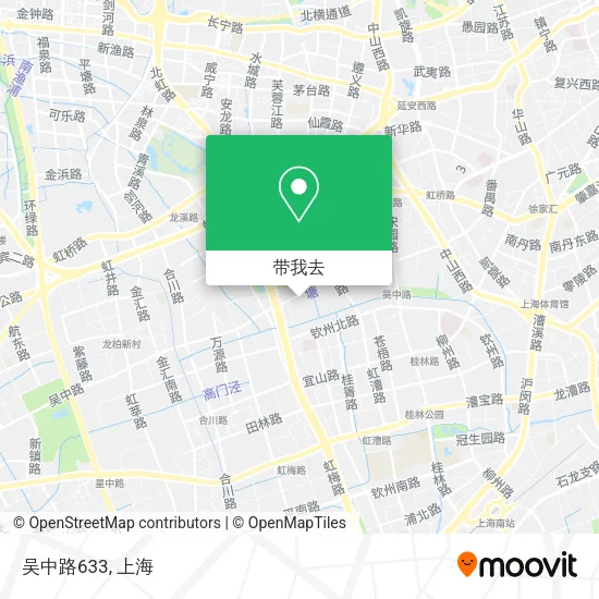 吴中路633地图