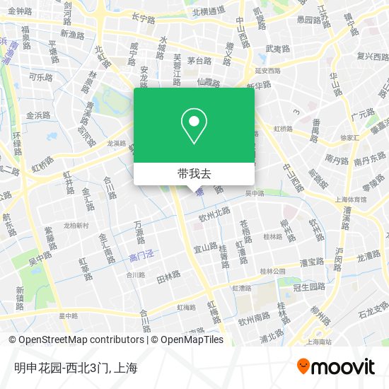 明申花园-西北3门地图