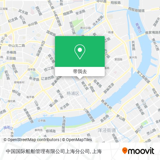 中国国际船舶管理有限公司上海分公司地图
