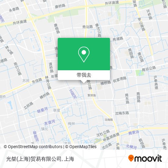 光桀(上海)贸易有限公司地图
