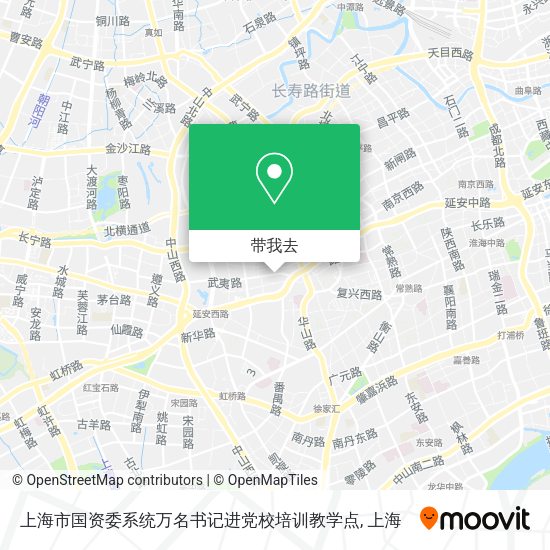 上海市国资委系统万名书记进党校培训教学点地图