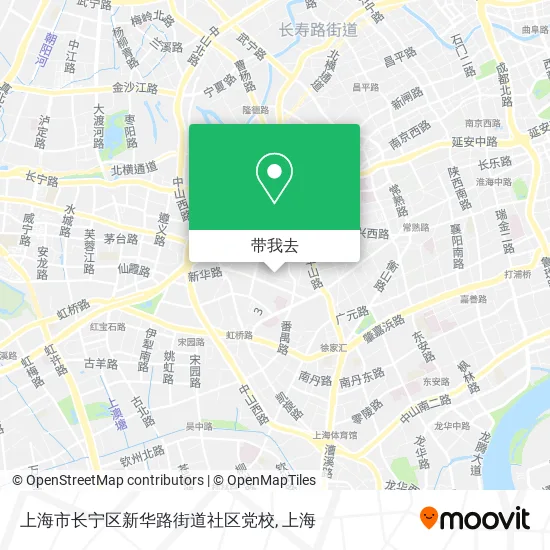 上海市长宁区新华路街道社区党校地图