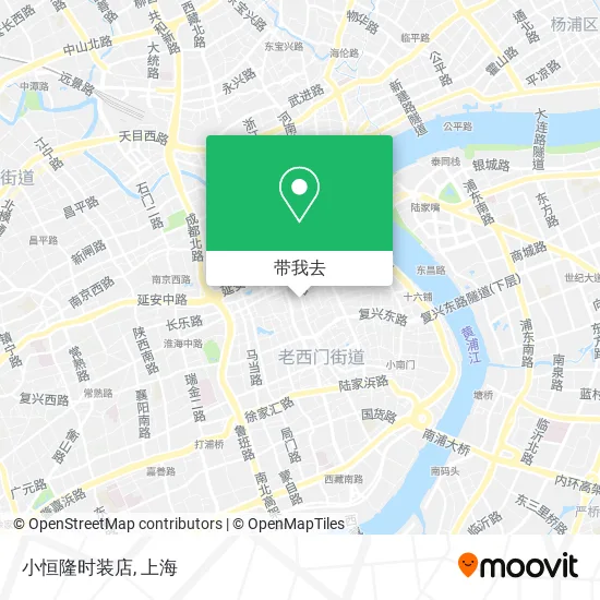 小恒隆时装店地图