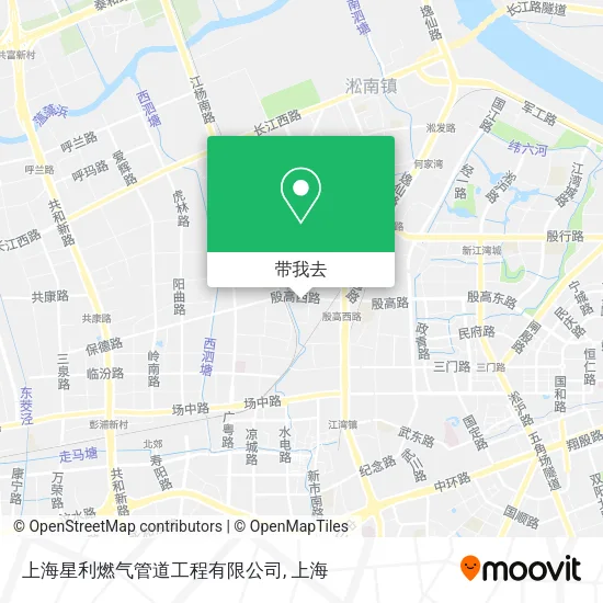 上海星利燃气管道工程有限公司地图