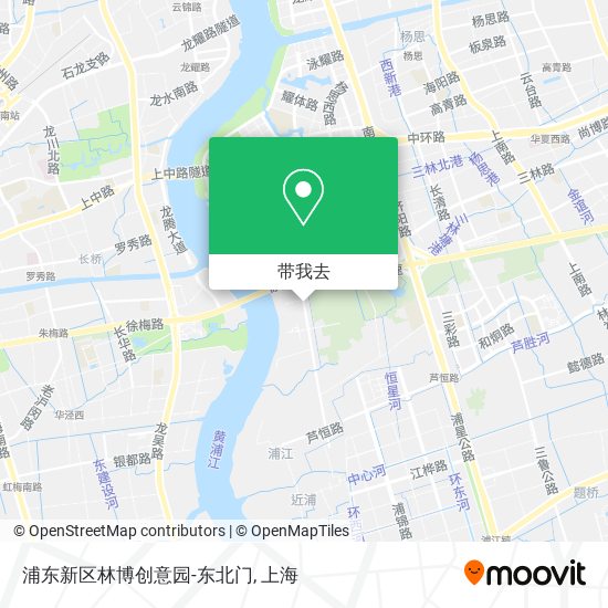 浦东新区林博创意园-东北门地图