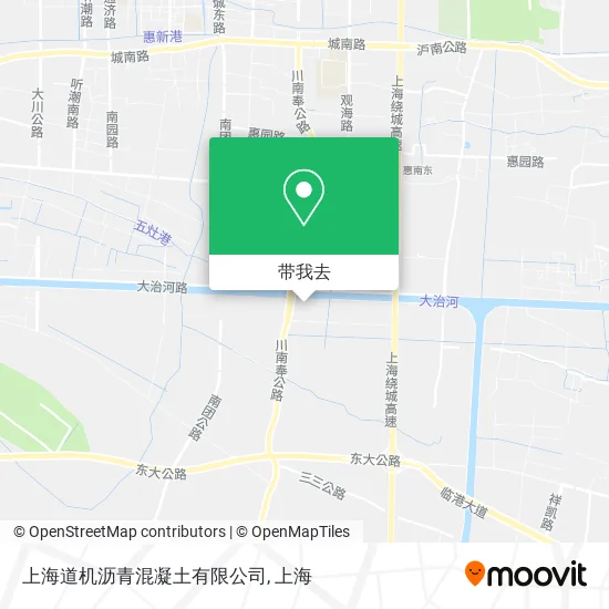 上海道机沥青混凝土有限公司地图