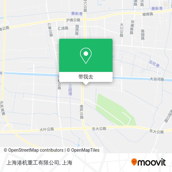 上海港机重工有限公司地图