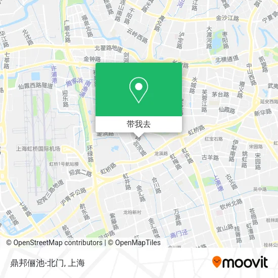 鼎邦俪池-北门地图