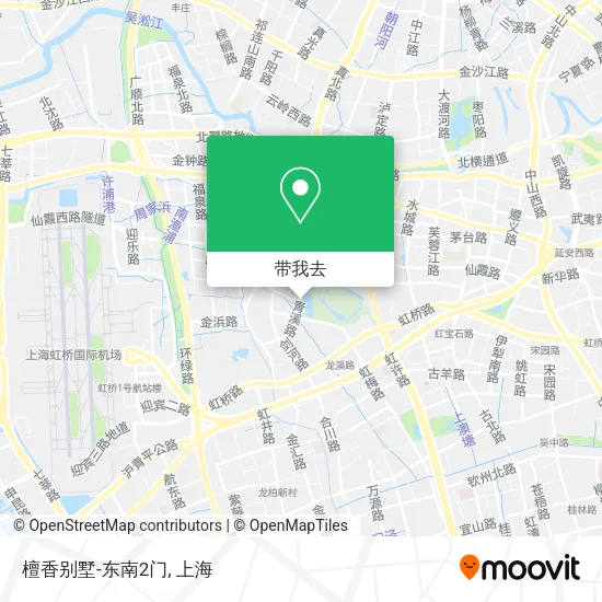 檀香别墅-东南2门地图