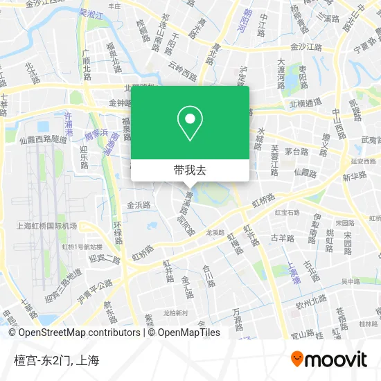 檀宫-东2门地图