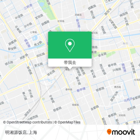 明湘源饭店地图