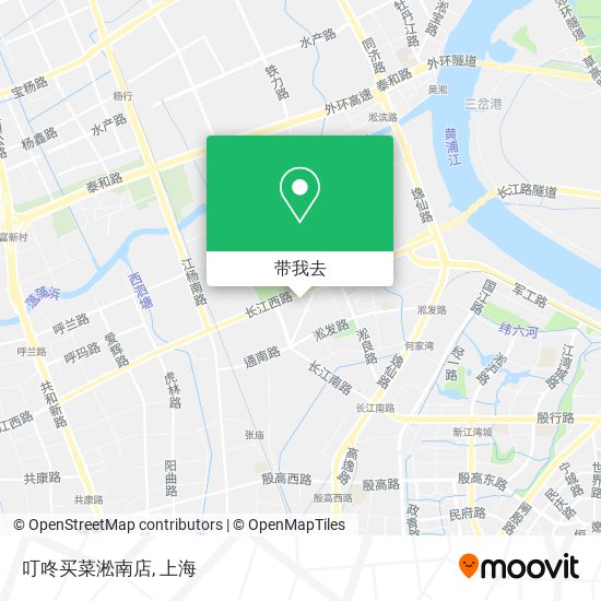 叮咚买菜淞南店地图