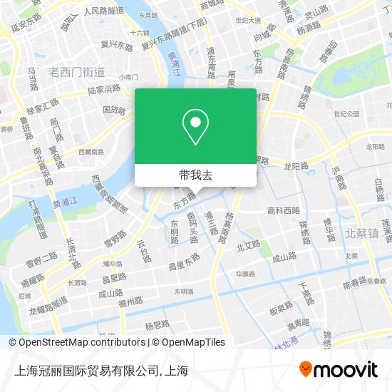 上海冠丽国际贸易有限公司地图