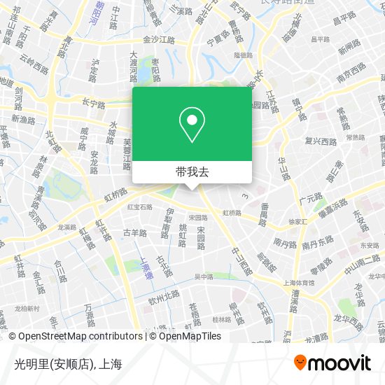 光明里(安顺店)地图