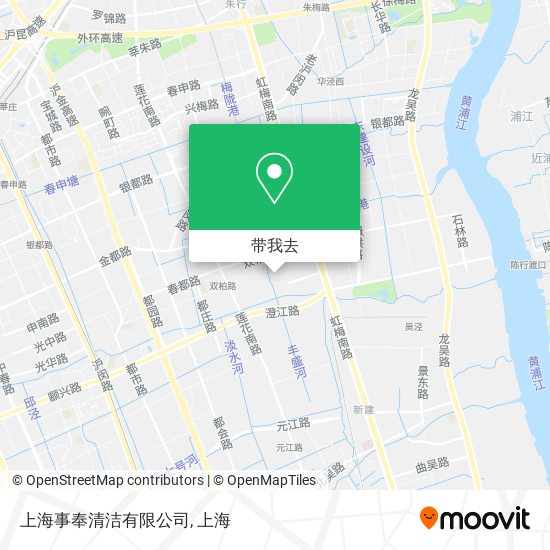 上海事奉清洁有限公司地图